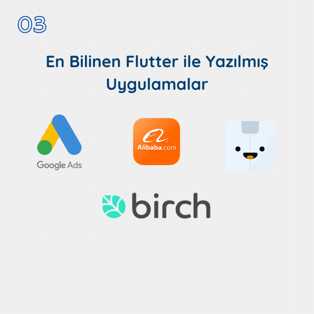 flutter ile yazılmış uygulamalar, flutter app, flutter yazılımları